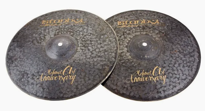 Istanbul Mehmet 14" 61st Vintage Hi-Hat, vue de face, photo 2
