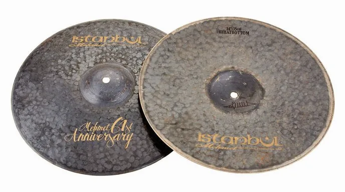 Istanbul Mehmet 14" 61st Vintage Hi-Hat, vue de profil, photo 3