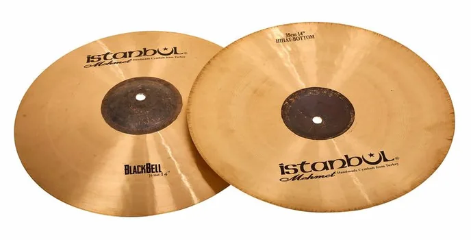 Istanbul Mehmet 14" Black Bell Hi-Hat, vue de près, photo 3