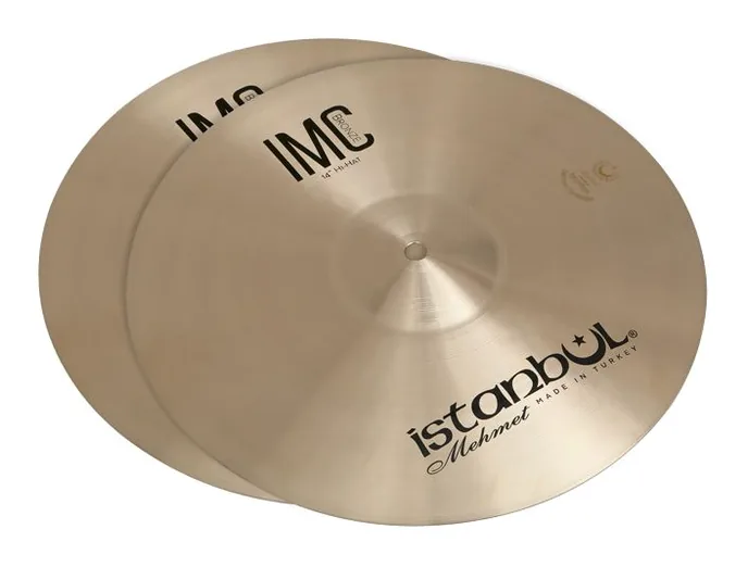 Istanbul Mehmet 14" Hi-Hat IMC Natural, sur fond neutre