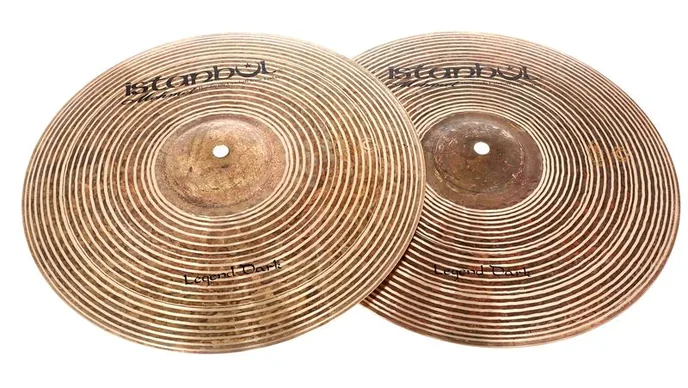 Istanbul Mehmet 14" Hi-Hat Legend Dark Series, vue de profil, photo 2