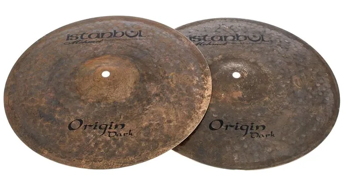 Istanbul Mehmet 14" Hi-Hat Origin Dark Series, sur fond neutre, photo 2