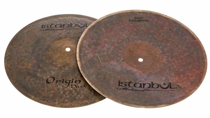 Istanbul Mehmet 14" Hi-Hat Origin Dark Series, vue de face, photo 3