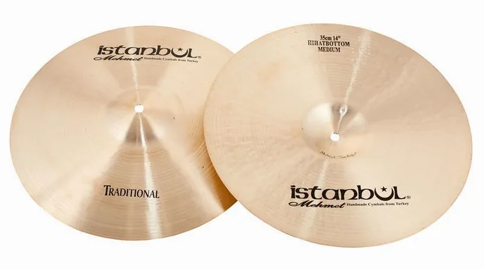 Istanbul Mehmet 14" Medium Hi-Hat Traditional, vue de face, photo 3