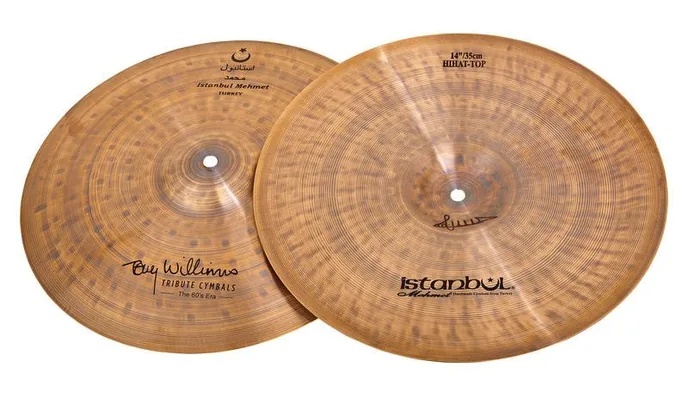 Istanbul Mehmet 14" Tony Williams Hi-Hat, vue de près, photo 3