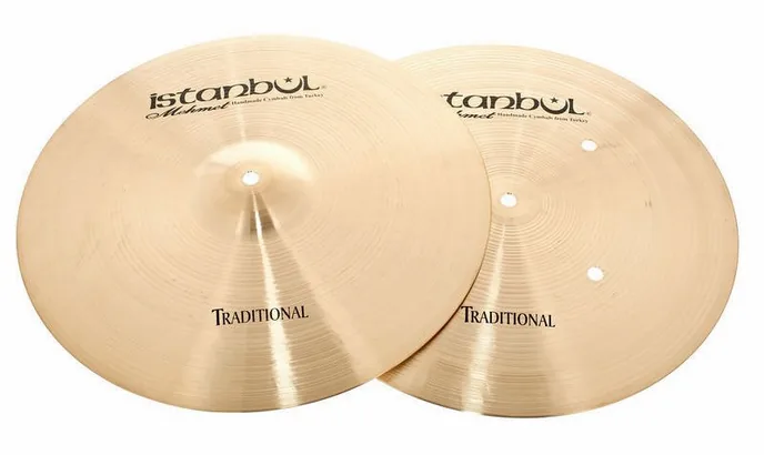 Istanbul Mehmet 15" Flat B Hole Hi-Hat Tradit., vue de profil, photo 2