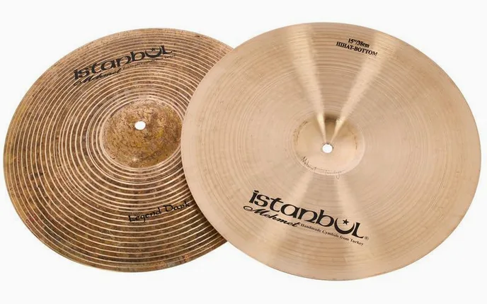 Istanbul Mehmet 15" Hi-Hat Legend Dark Series, vue de dessus, photo 3