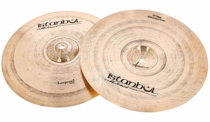 Istanbul Mehmet 15" Legend Dry Hi-Hat, vue de près, photo 3