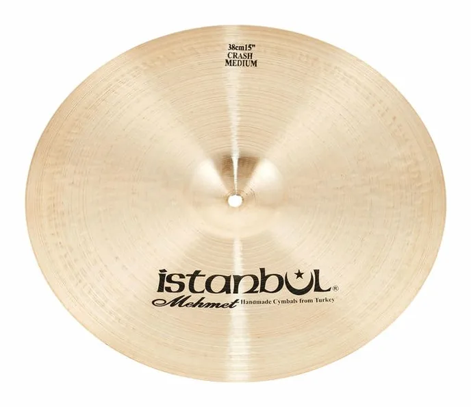 Istanbul Mehmet 15" Medium Crash Traditional, vue de dessus, photo 2