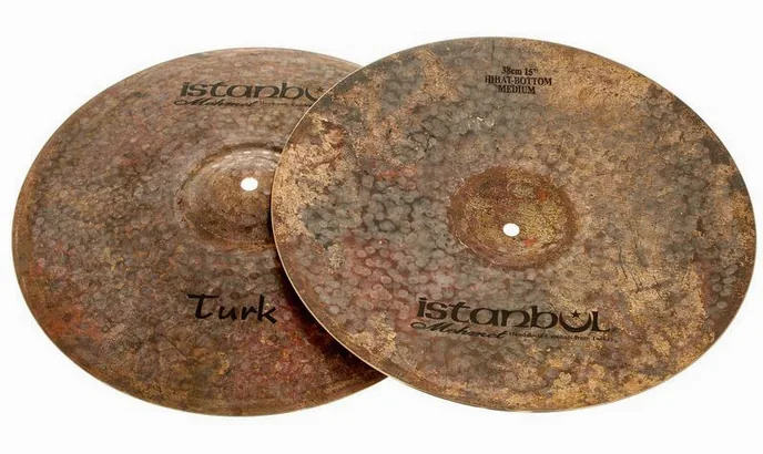 Istanbul Mehmet 15" Medium Hi-Hat Turk Series, vue de dessus, photo 3