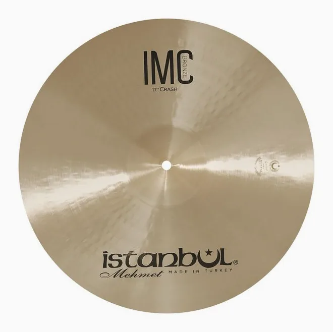 Istanbul Mehmet 17" Crash IMC Natural, de face sur fond neutre