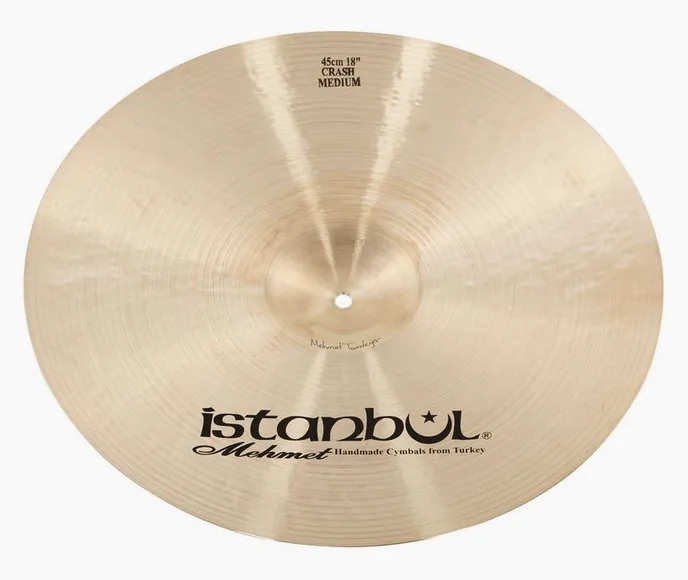 Istanbul Mehmet 18" Medium Crash Traditional, vue de dessus, photo 3