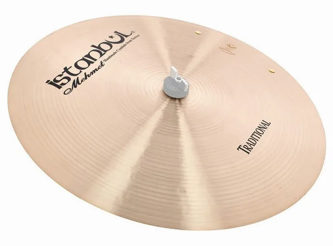Istanbul Mehmet 18" Sizzle Flat Ride Tradition, vue de face