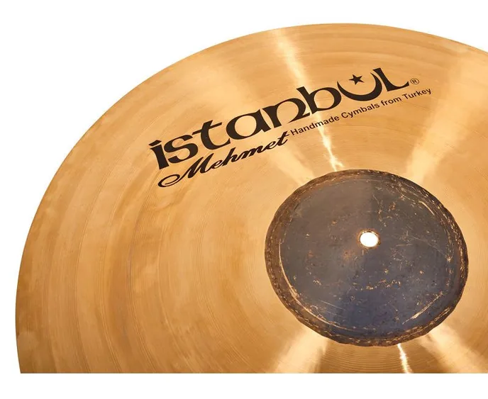 Istanbul Mehmet 20" Black Bell Crash, vue de dessus, photo 3