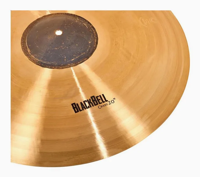 Istanbul Mehmet 20" Black Bell Crash, vue de trois quarts, photo 4