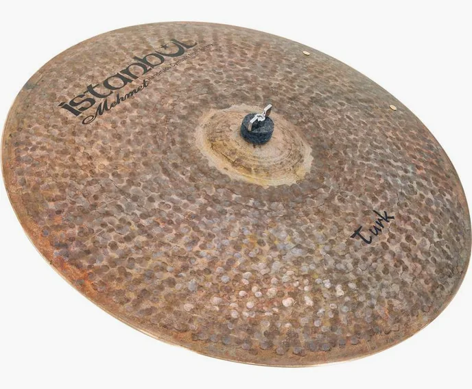 Istanbul Mehmet 22" Jazz Ride Siz. Turk Series, de face sur fond neutre