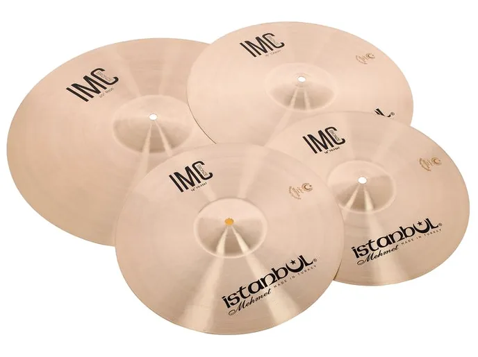 Istanbul Mehmet IMC 3pcs Cymbal Set Natural, sur fond neutre