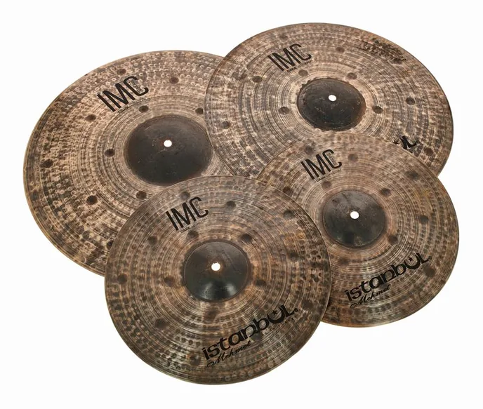 Istanbul Mehmet IMC Dark 3pcs Cymbal Set, vue de face