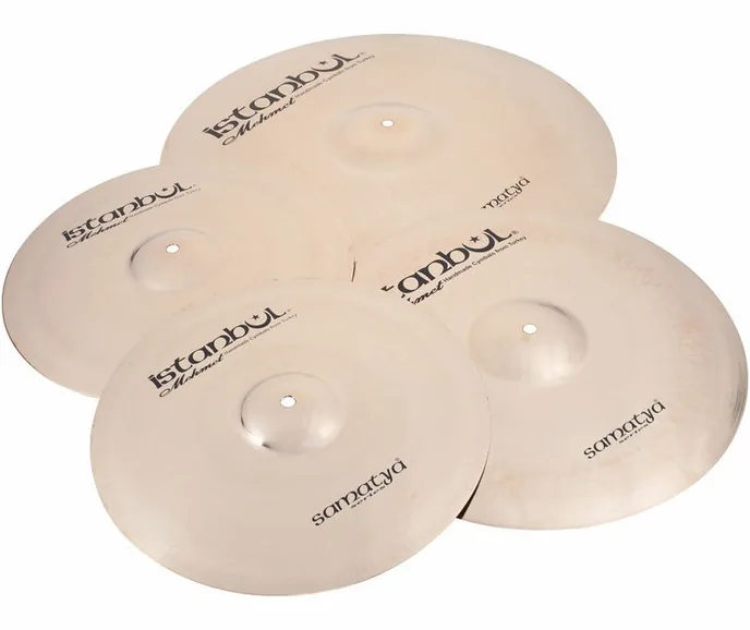 Istanbul Mehmet Samatya Cymbal Set 1, de face sur fond neutre