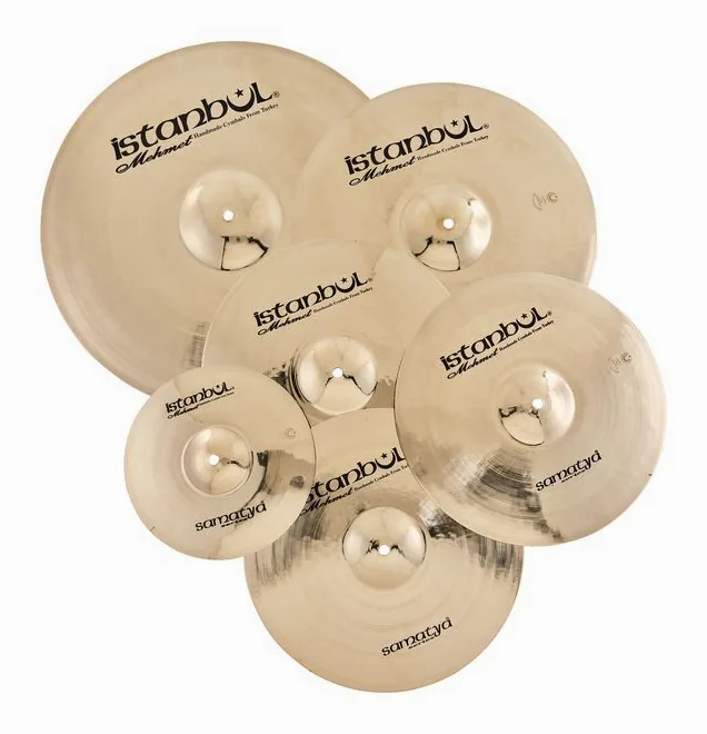 Istanbul Mehmet Samatya Cymbal Set SPC, sur fond neutre