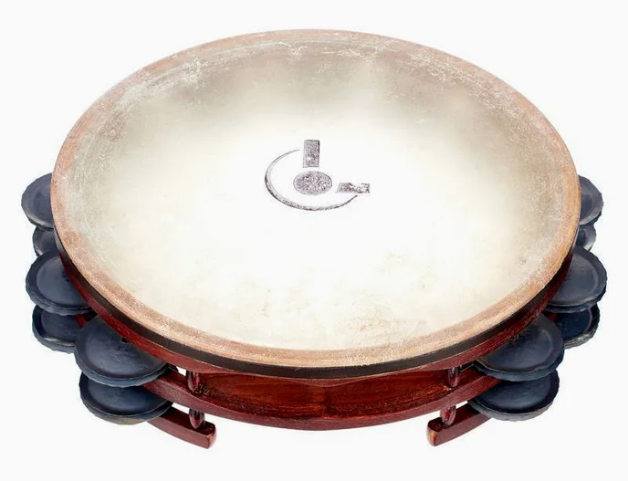 Lefima Tamburin KT-022-0011-20G, de face sur fond neutre