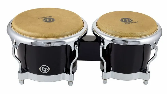 LP 200XF-BK Fibreglass Bongos, vue de trois quarts, photo 2
