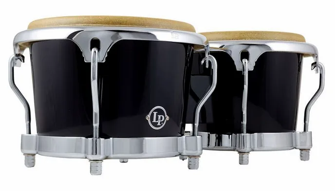 LP 200XF-BK Fibreglass Bongos, vue de près, photo 4