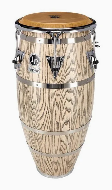 LP 861Z Palladium 11 3/4" Conga, de face sur fond neutre