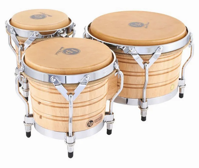 LP 202AW Triple Bongo Set, vue de dessus, photo 3