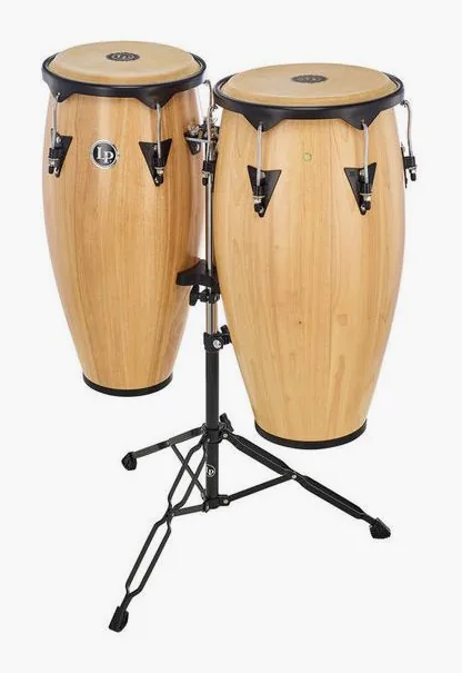 LP LP646NY-AW 10"+11" Conga Set, vue de près, de face