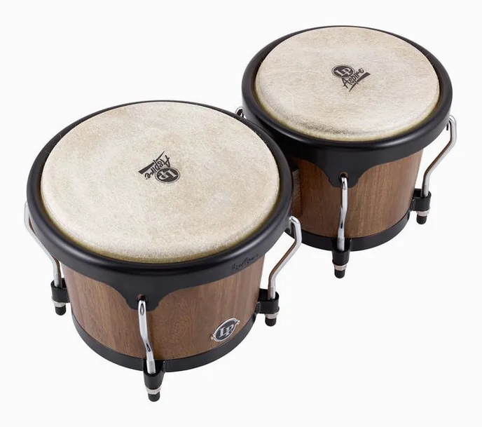 LP LPA601-SW Aspire Walnut Bongos, vue de face, photo 4