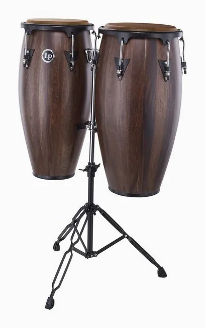 LP LPA647-SW 11"+12" Conga Set I, de face sur fond neutre