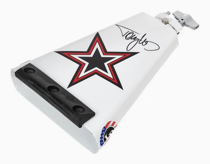 LP Ridge Rider Cowbell Tommy Lee, sur fond neutre