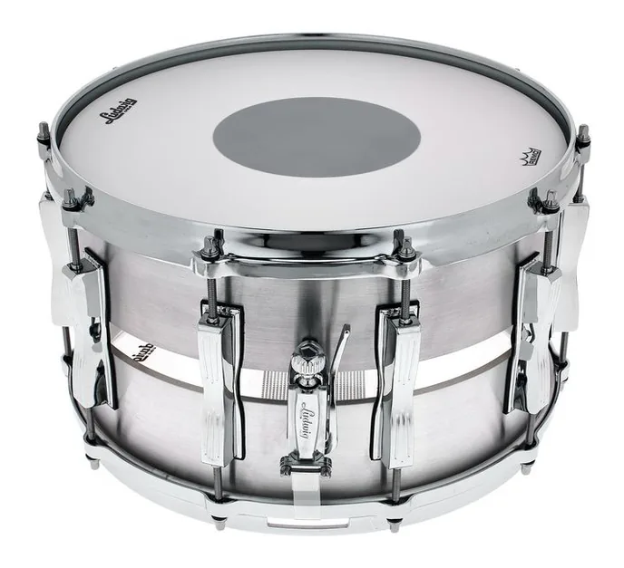 Ludwig 14"x08" Slotted Coliseum Alu, vue de trois quarts, photo 2