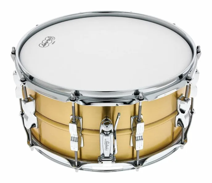 Ludwig 14"x6,5" Acro Brass Snare, vue de trois quarts, photo 2