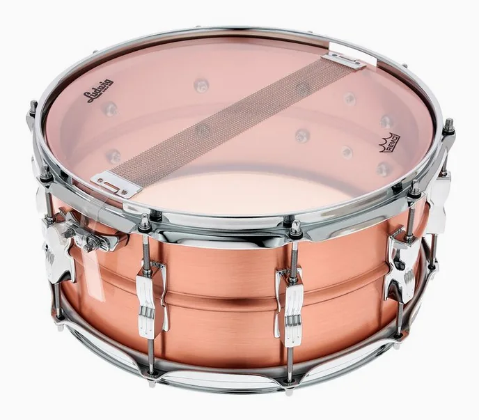 Ludwig 14"x6,5" Acro Copper Snare, vue de trois quarts, photo 4