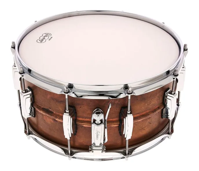 Ludwig 14"x6,5" Raw Copper Phonic, vue de dessus, photo 2