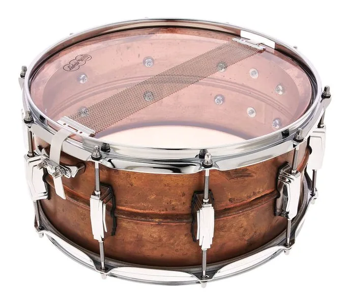 Ludwig 14"x6,5" Raw Copper Phonic, vue de près, photo 4