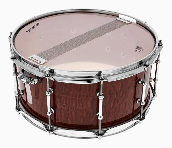 Ludwig 14"x6,5" Universal Beech Snare, vue de trois quarts, photo 4