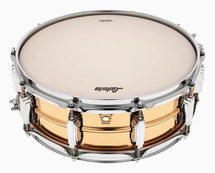 Ludwig 14"x05" LB550 Bronze Phonic, vue de près, de face