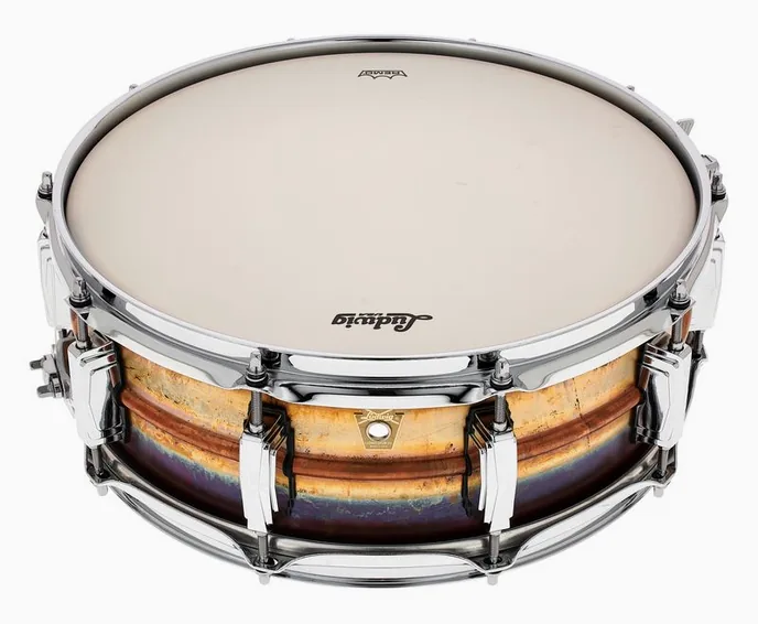 Ludwig 14"x05" LB550R Bronze Phonic, vue de près, de face