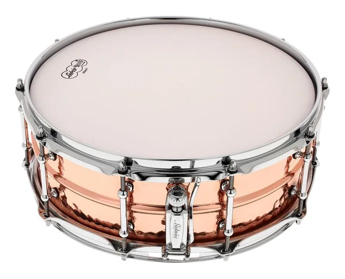 Ludwig 14"x05" LC660KT Copper Phonic, sur fond neutre, photo 2