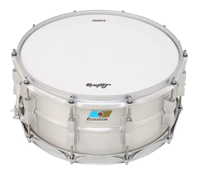 Ludwig 14"x6,5" Acrolite Snare ltd., vue de près, de face