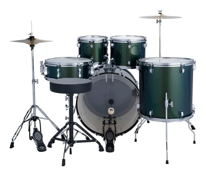 Ludwig Accent Drive 5pc Jade Dust, sur fond neutre, photo 3
