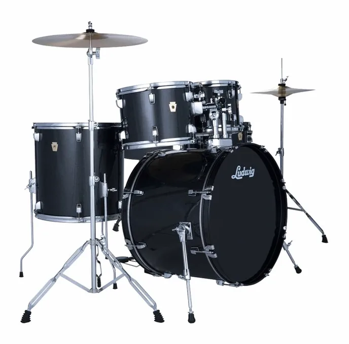 Ludwig Accent Drive 5pc Moon Dust, sur fond neutre