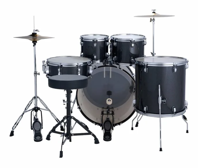 Ludwig Accent Drive 5pc Moon Dust, vue de face, photo 3