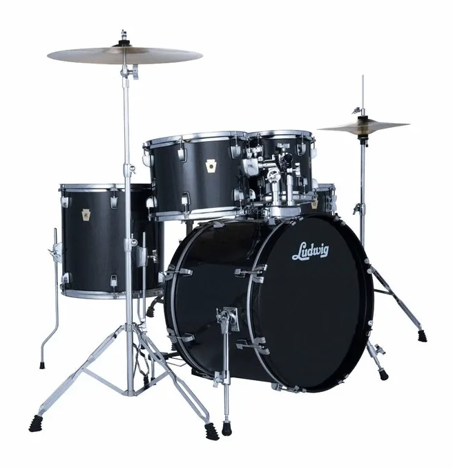 Ludwig Accent Fuse 5pc Moon Dust, sur fond neutre
