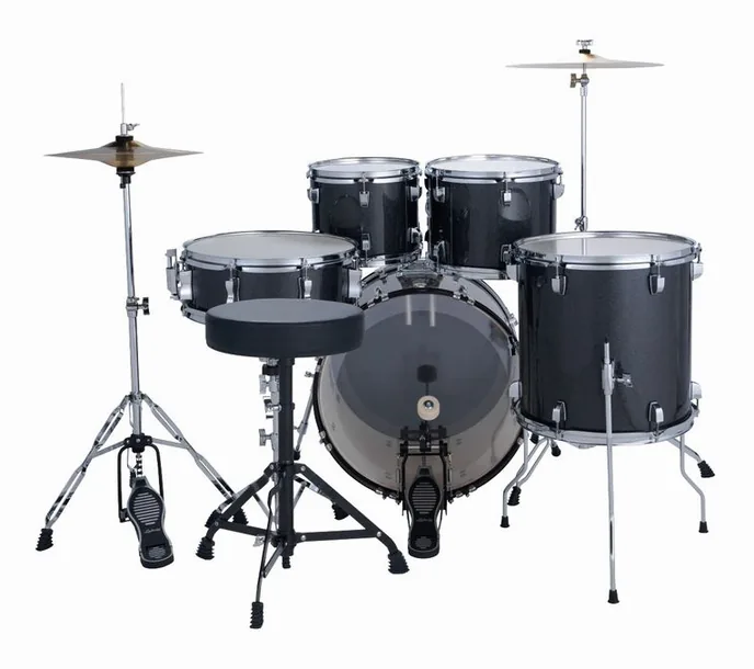 Ludwig Accent Fuse 5pc Moon Dust, vue de profil, photo 3