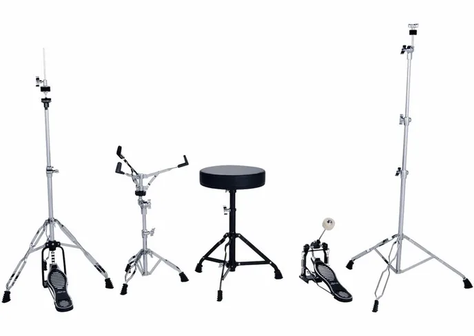 Ludwig Accent Fuse 5pc Snow Dust, sur fond neutre, photo 4