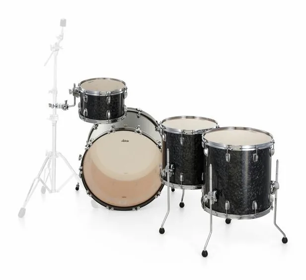 Ludwig Classic Maple 4pcs Ebony Pearl, vue de dessus, photo 4